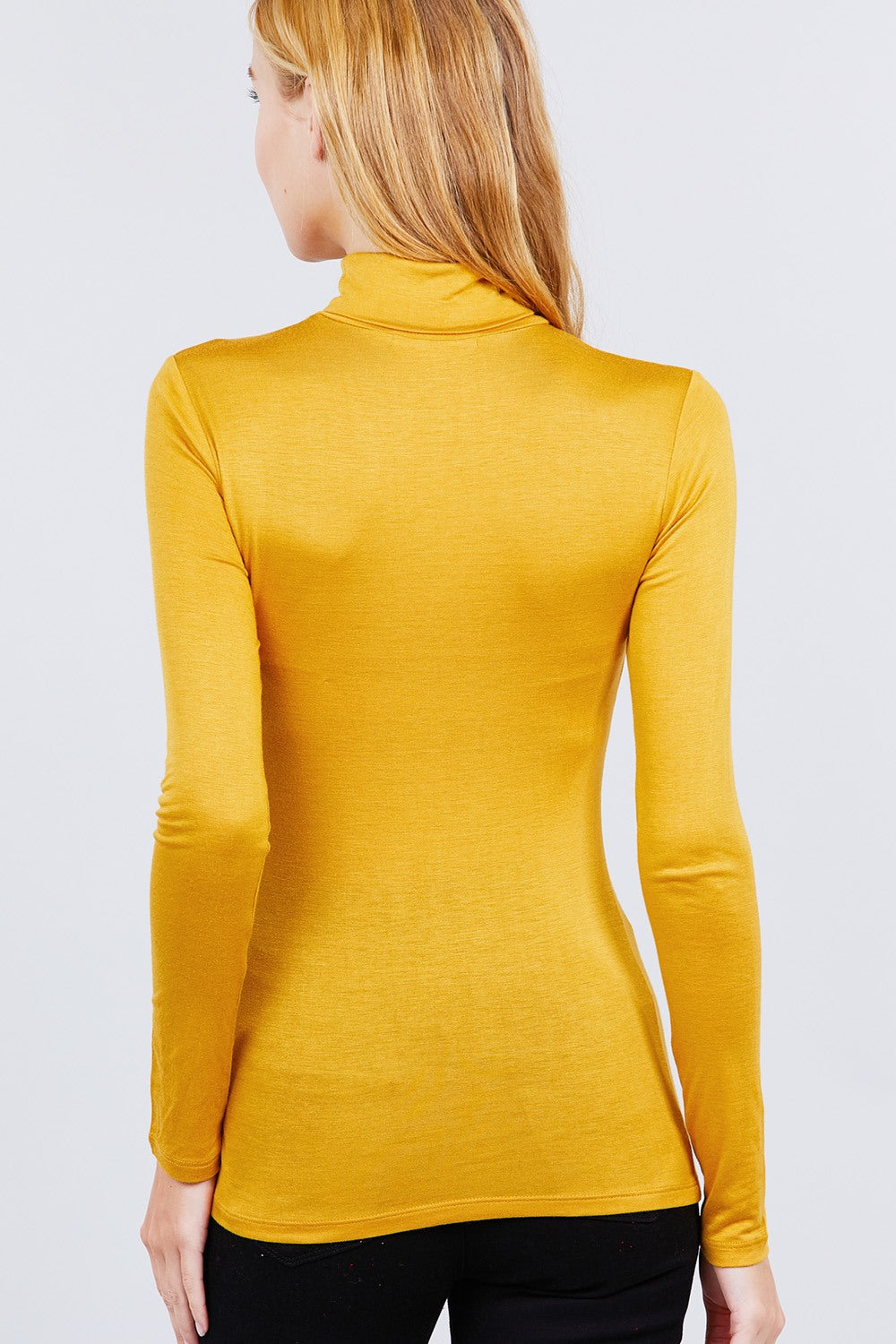 Turtle Neck Rayon Jersey Top - Absolute Fashion 2020