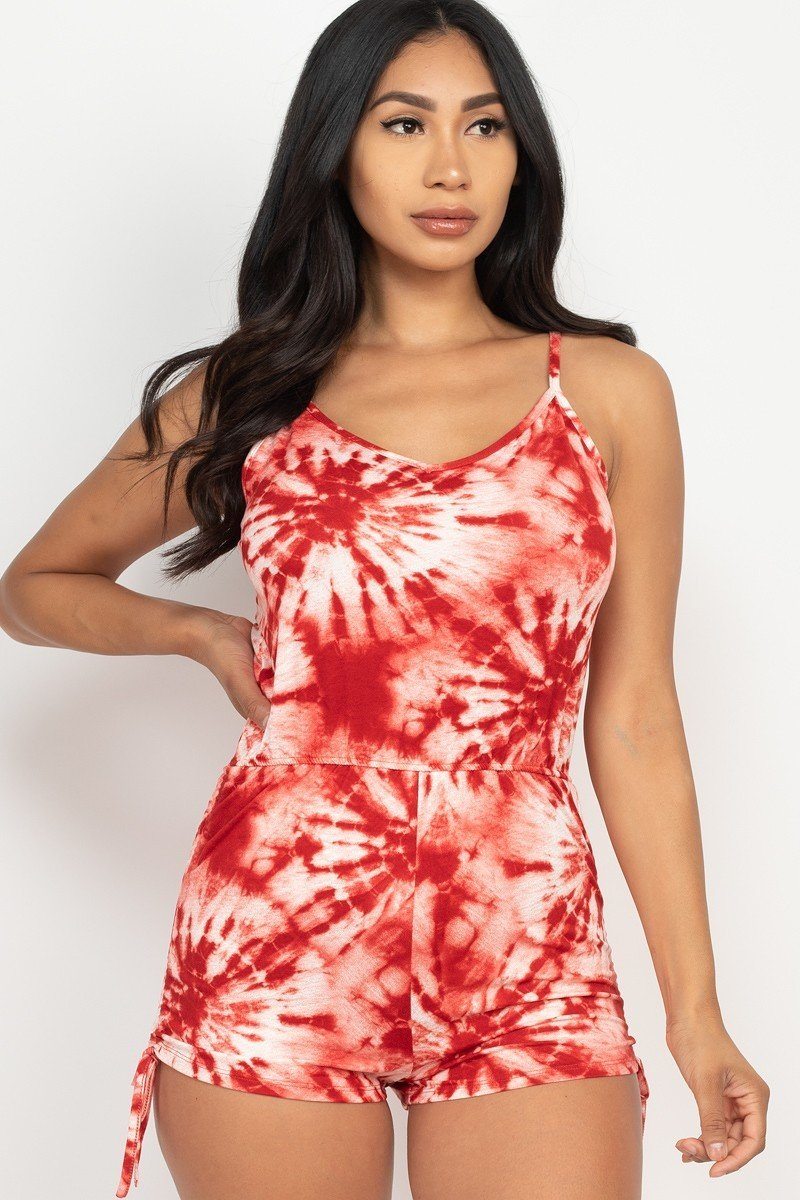 Tie-dye Printed Romper - Absolute Fashion 2020