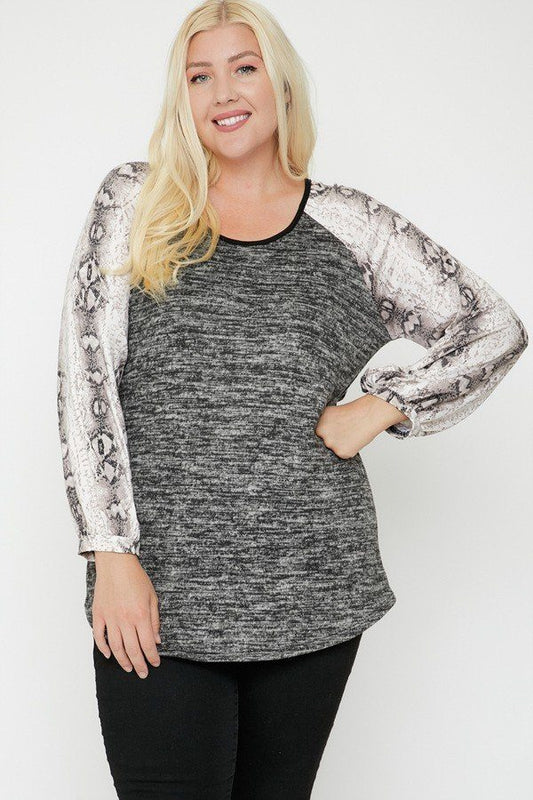 Two Tone Color Top - Absolute Fashion 2020
