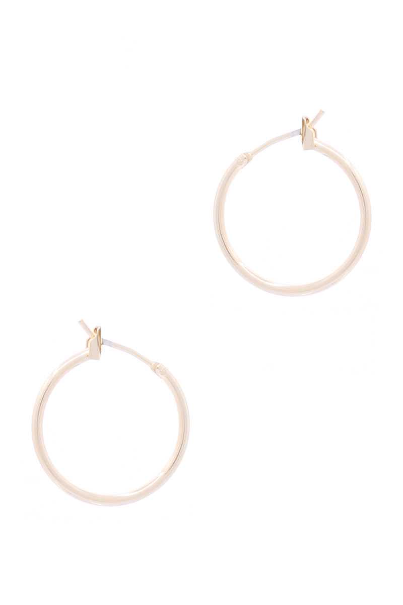 Basic Metal Mini Hoop Earring. - Absolute Fashion 2020