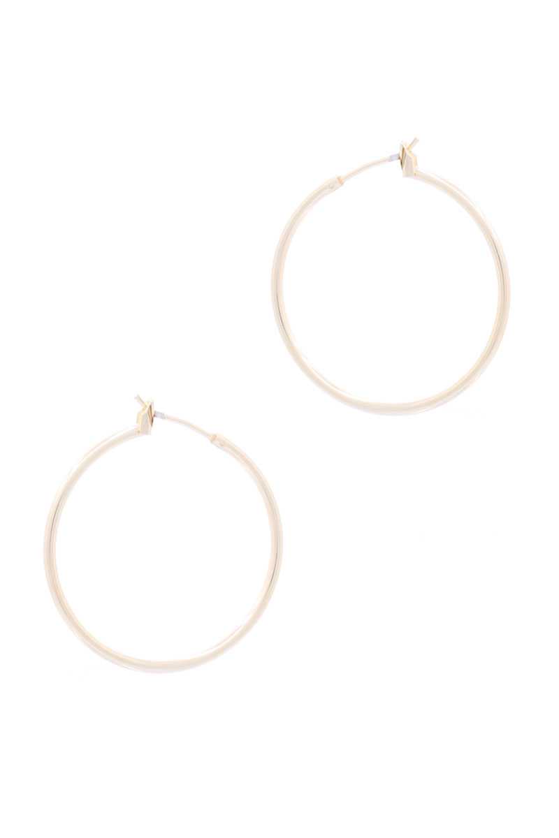 Basic Metal Hoop Earring - Absolute Fashion 2020