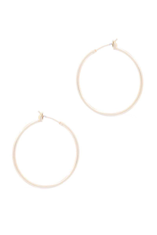 Basic Metal Hoop Earring - Absolute Fashion 2020