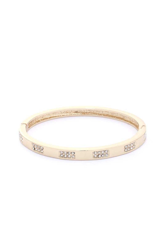 Rhinestone Metal Bracelet - Absolute Fashion 2020