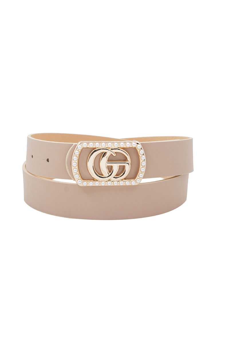 Go Buckle In Rectangle Frame With Pearls - Absolute Fashion 2020