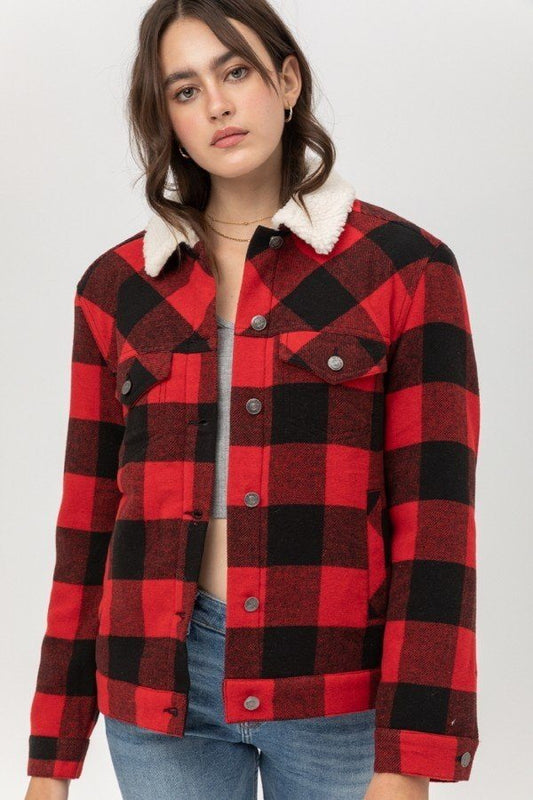 Woven Yarn Dye Plaid Jacket - Absolute Fashion 2020
