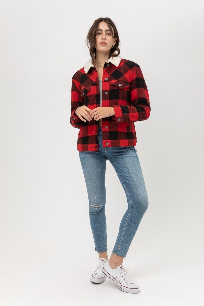 Woven Yarn Dye Plaid Jacket - Absolute Fashion 2020