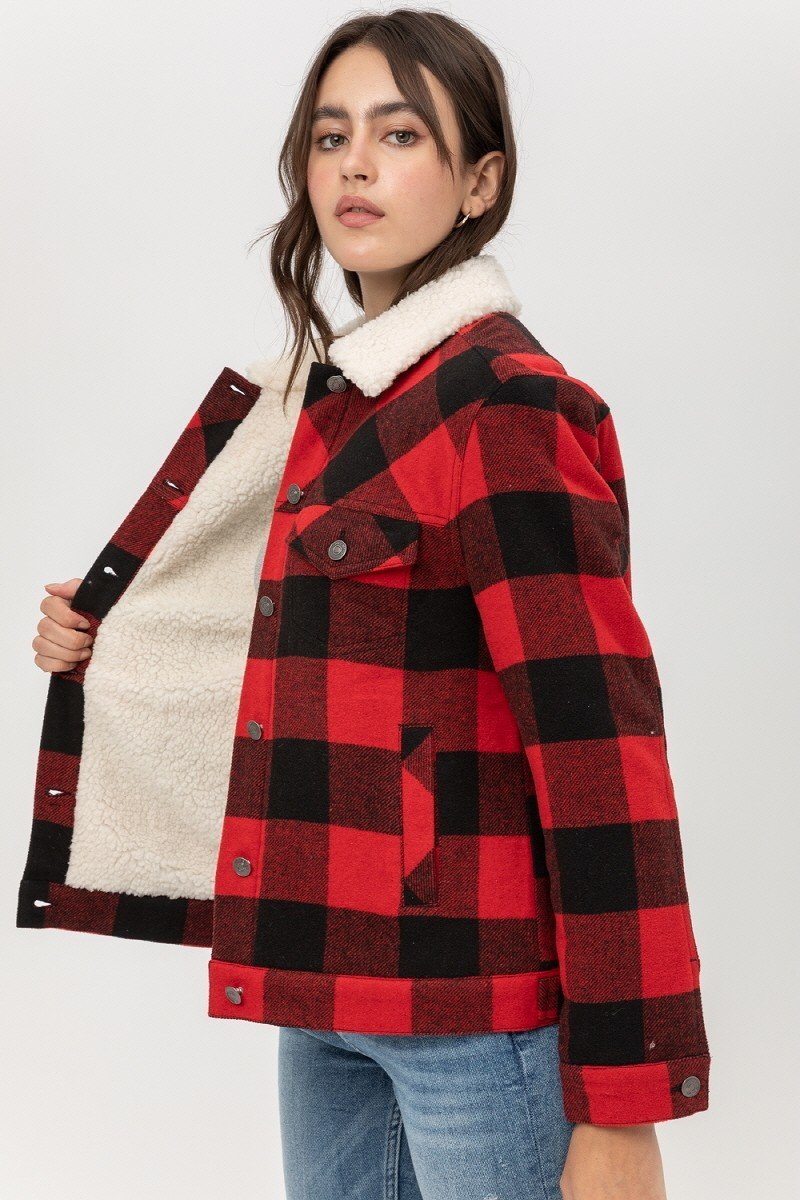 Woven Yarn Dye Plaid Jacket - Absolute Fashion 2020