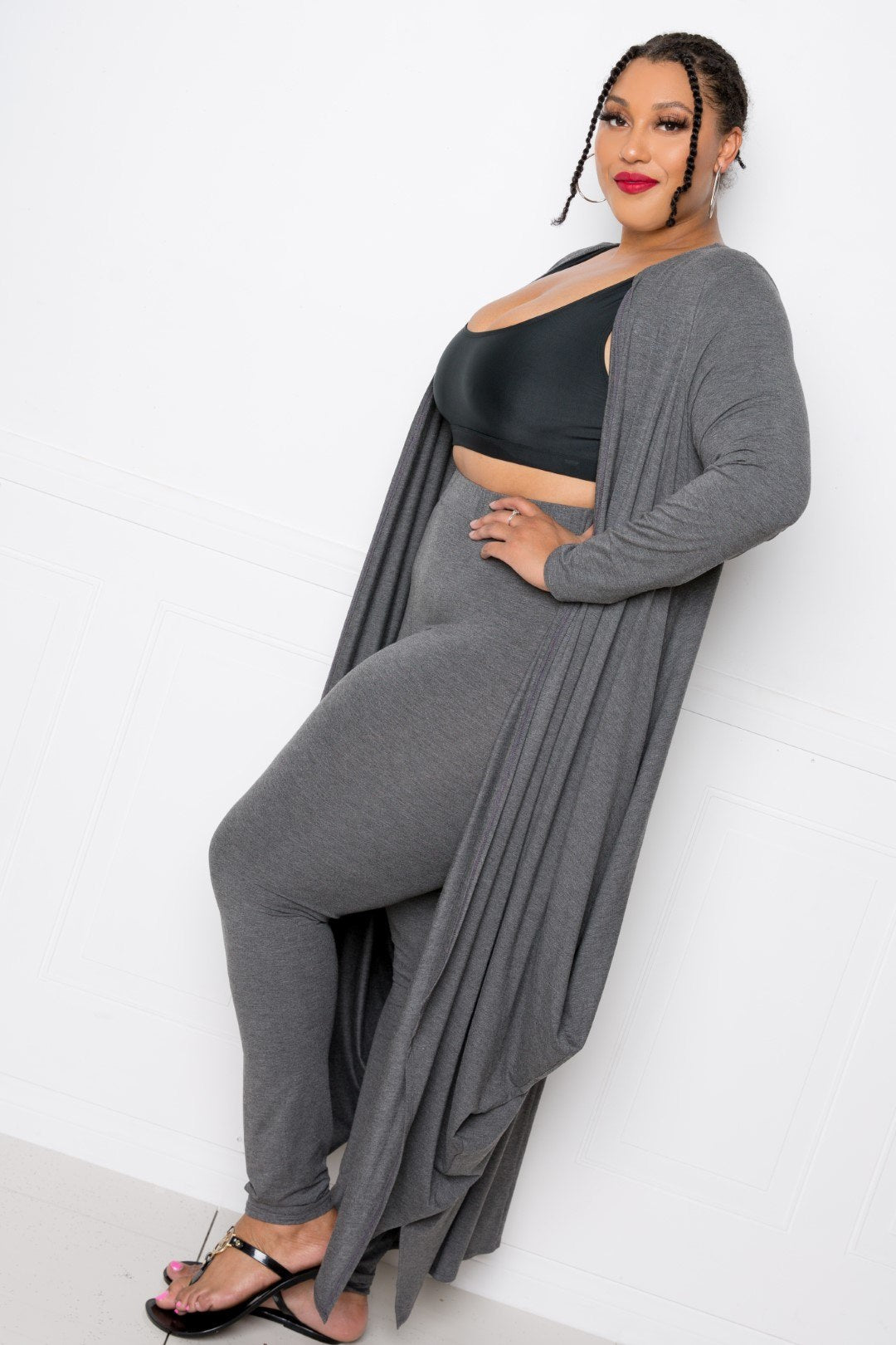 Bubbled Hem Waterfall Cardigan - Absolute Fashion 2020