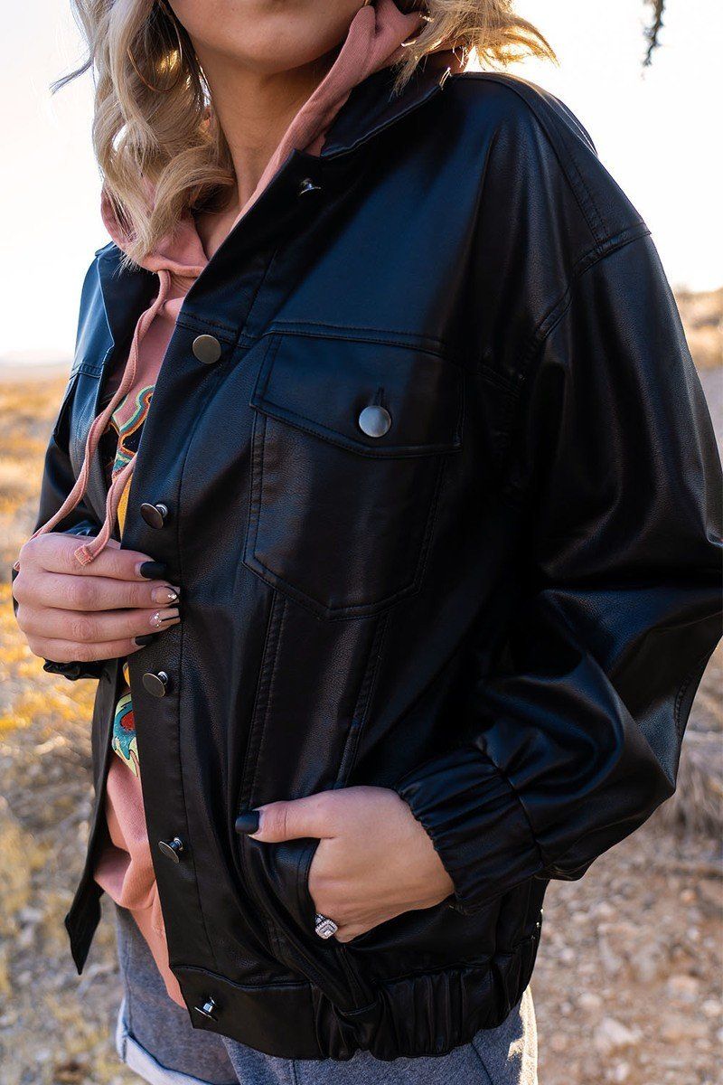A Faux Leather Jacket - Absolute Fashion 2020