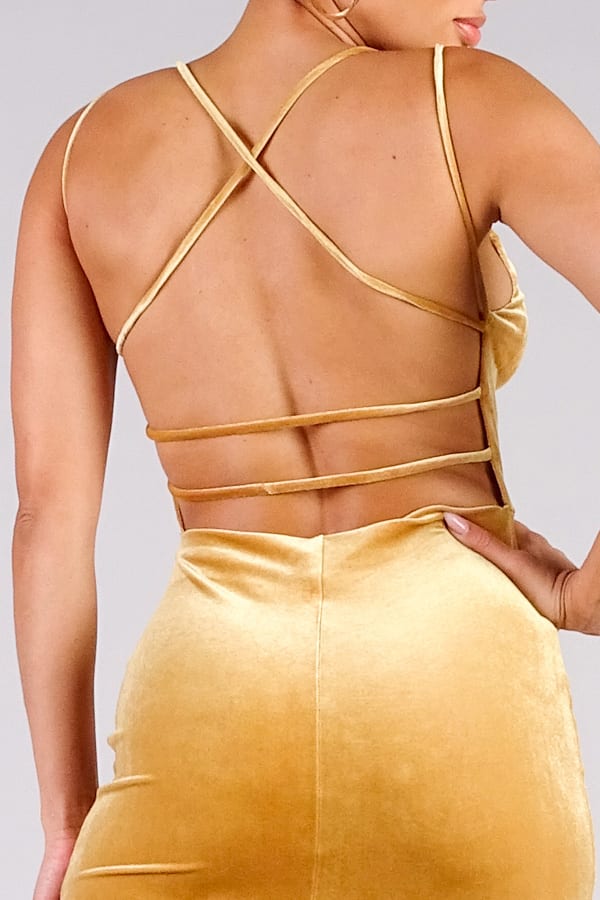 Showstopper, Sexy Crossover Strap Dress - Absolute Fashion 2020