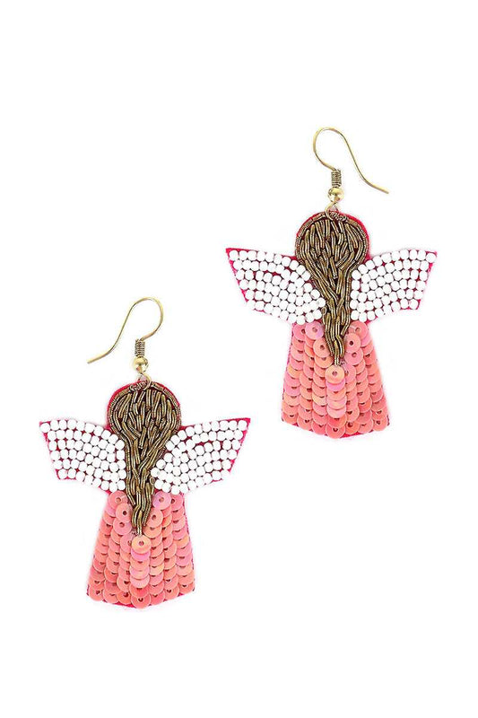 Seed Bead Angle Hook Earring - Absolute Fashion 2020