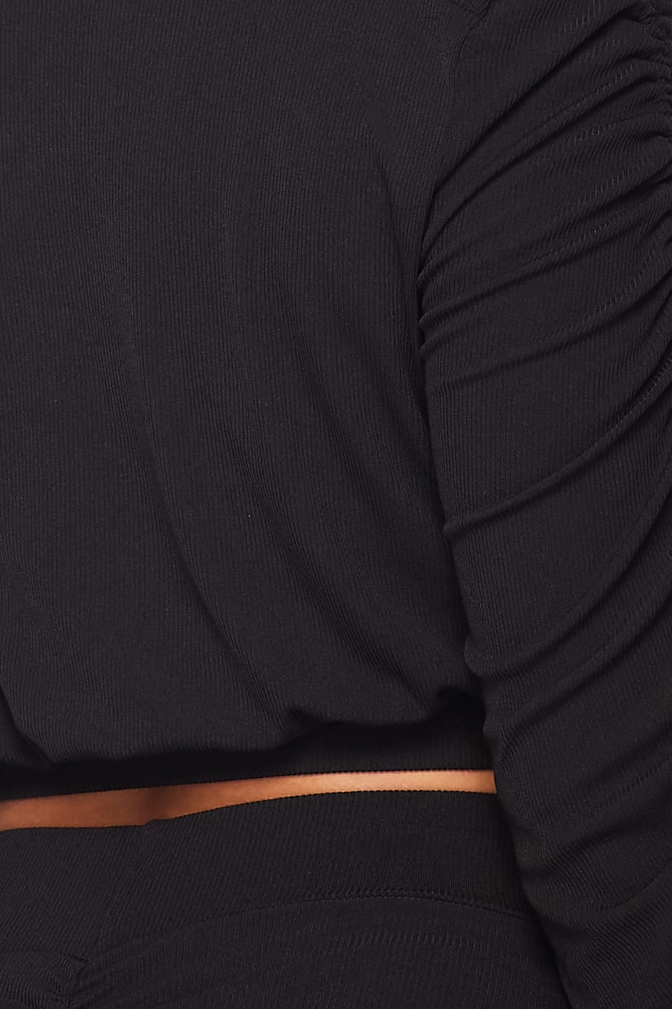 Ruched Long Sleeve And Skirt Set - Absolute Fashion 2020