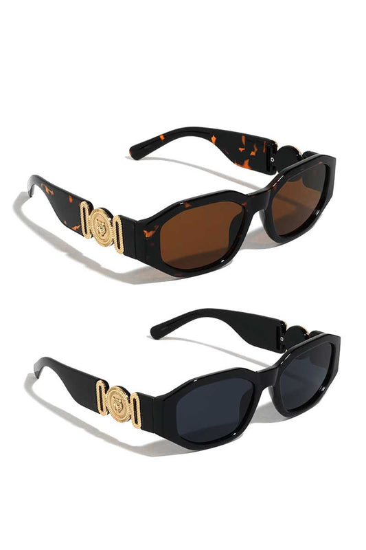 Stylish Plastic Tiger Coin Sunglasses - Absolute Fashion 2020