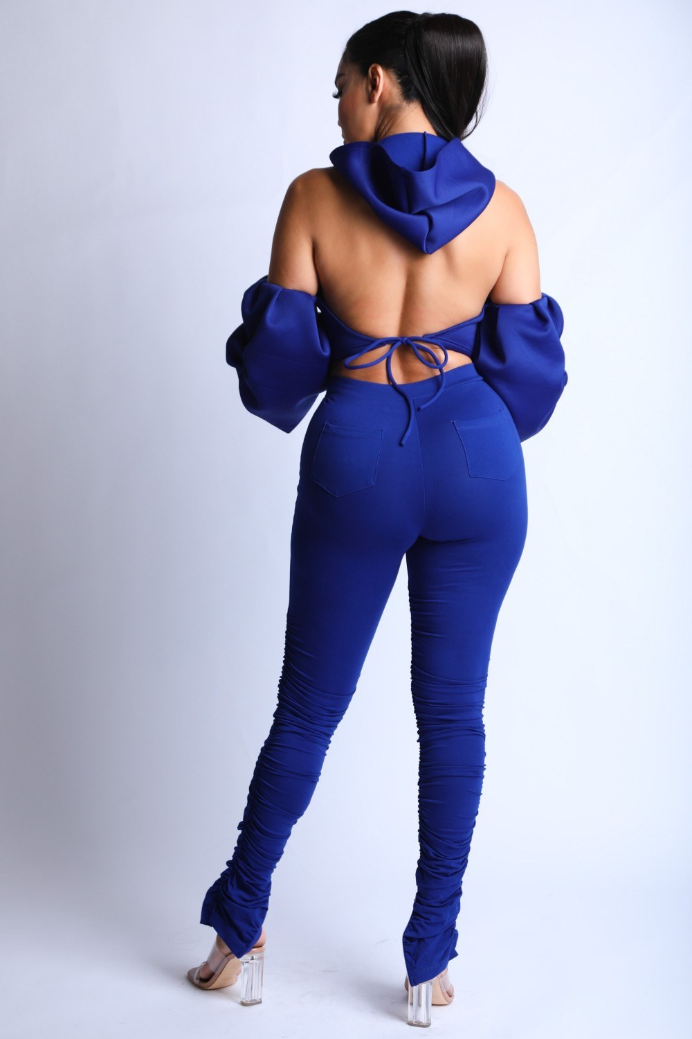 Puff Sleeve Hoodie Set - Absolute Fashion 2020