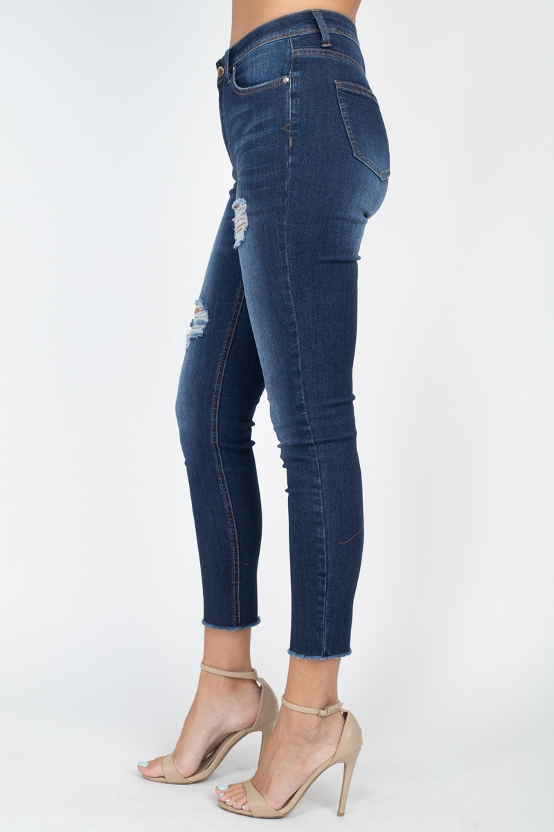 5 Pocket Capri Denim Jeans - Absolute Fashion 2020