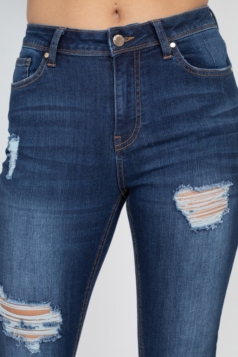 5 Pocket Capri Denim Jeans - Absolute Fashion 2020
