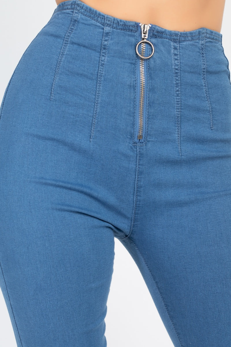 High Waist Denim Jeans - Absolute Fashion 2020