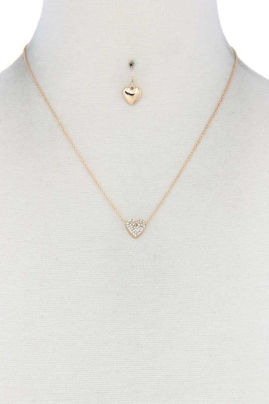 Dainty Heart Charm Necklace - Absolute Fashion 2020