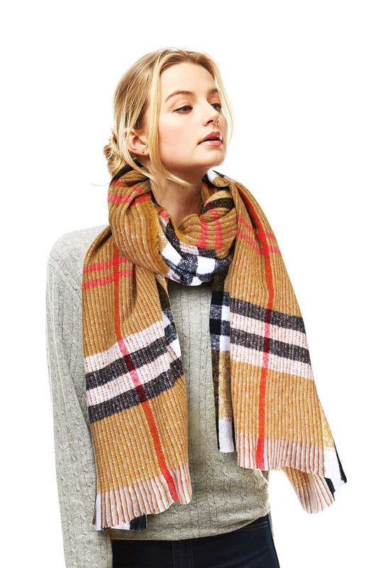Stylish Plaid Modern Check Scarf - Absolute Fashion 2020