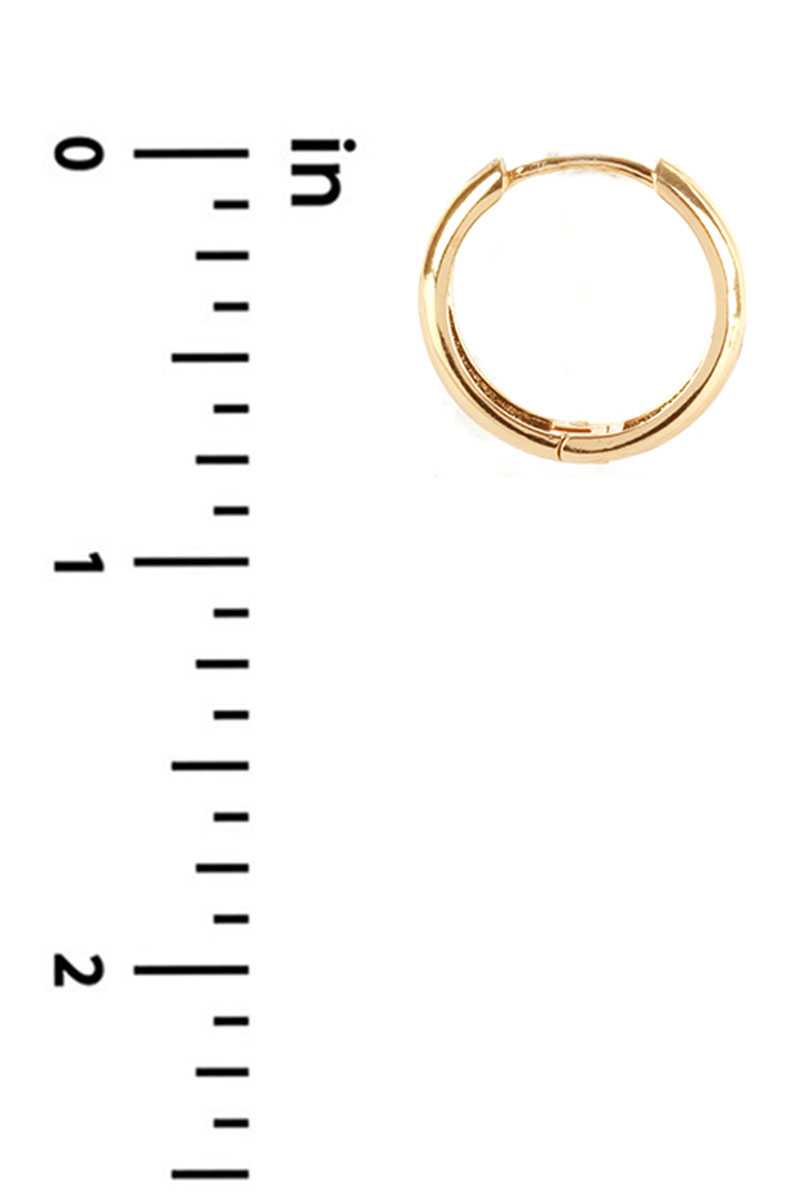 Basic Metal Huggie Earring - Absolute Fashion 2020