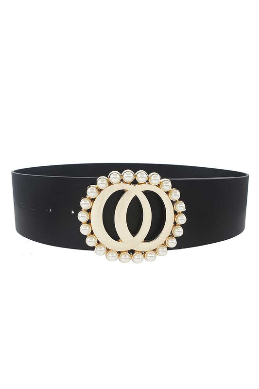 Fashion Double Joined Round Pearl Style Belt - Absolute Fashion 2020