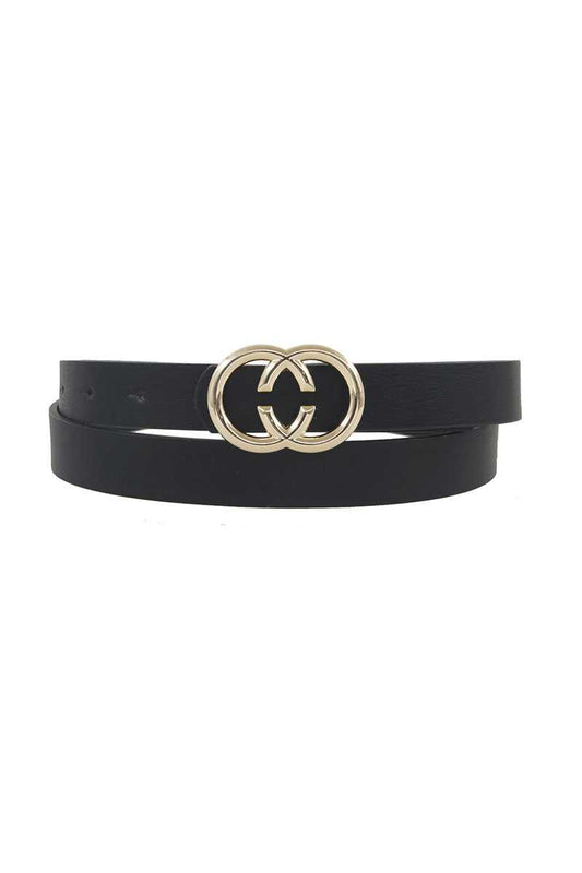 Center Cut Double Loop Standard Belt - Absolute Fashion 2020