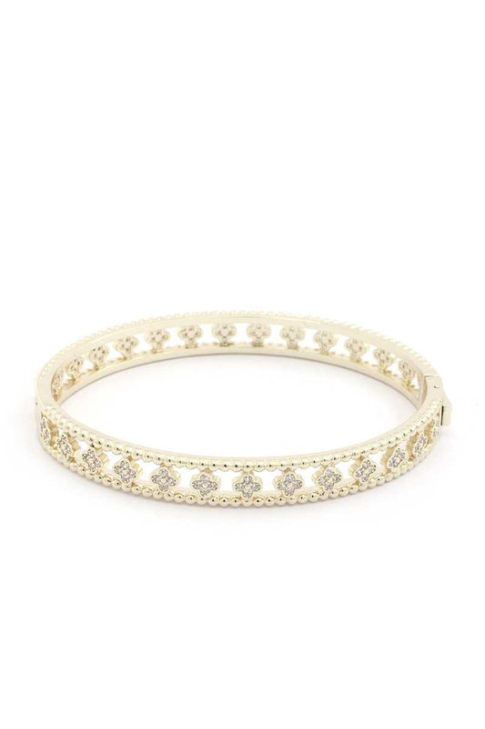 Quatrfoil Shape Metal Bracelet - Absolute Fashion 2020