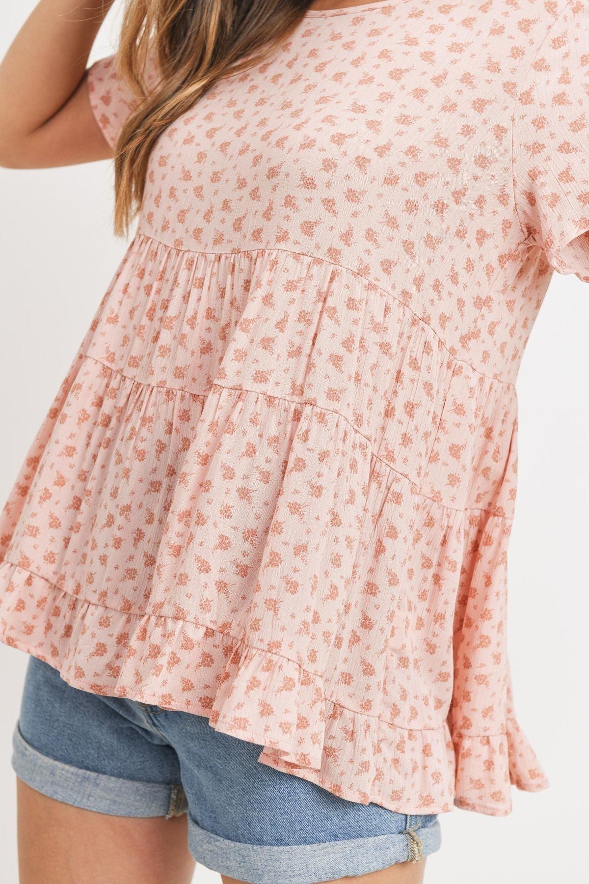 Cang Floral Top With Back Tie - Absolute Fashion 2020