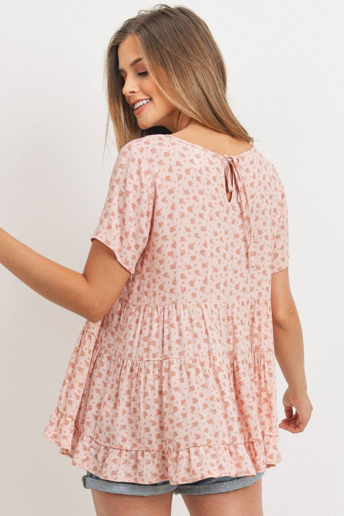 Cang Floral Top With Back Tie - Absolute Fashion 2020