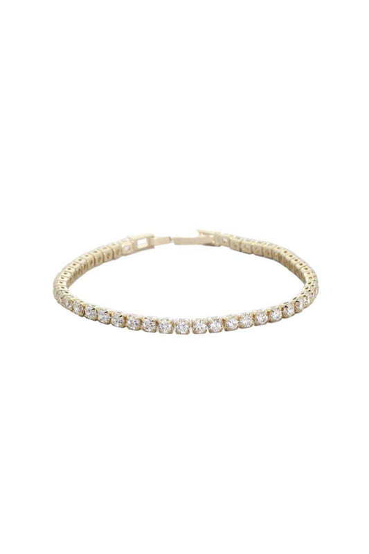 Stylish Cubic Zirconia Bangle Bracelet - Absolute Fashion 2020