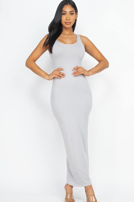 Solid Basic Maxi Dress - Absolute Fashion 2020