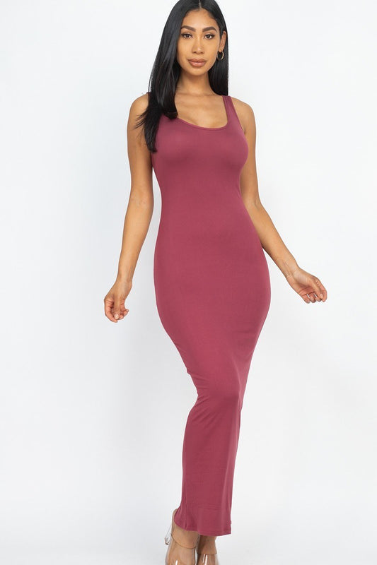 Solid Basic Maxi Dress - Absolute Fashion 2020
