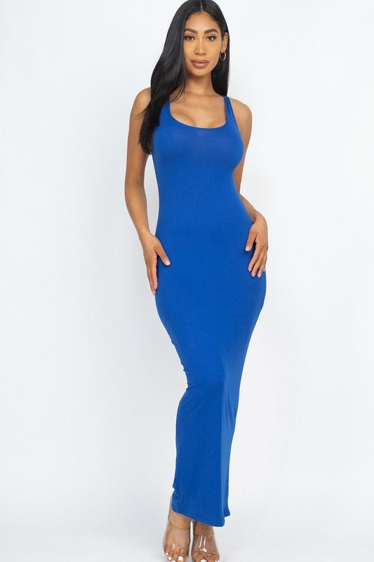 Solid Basic Maxi Dress - Absolute Fashion 2020