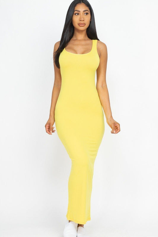 Solid Basic Maxi Dress - Absolute Fashion 2020