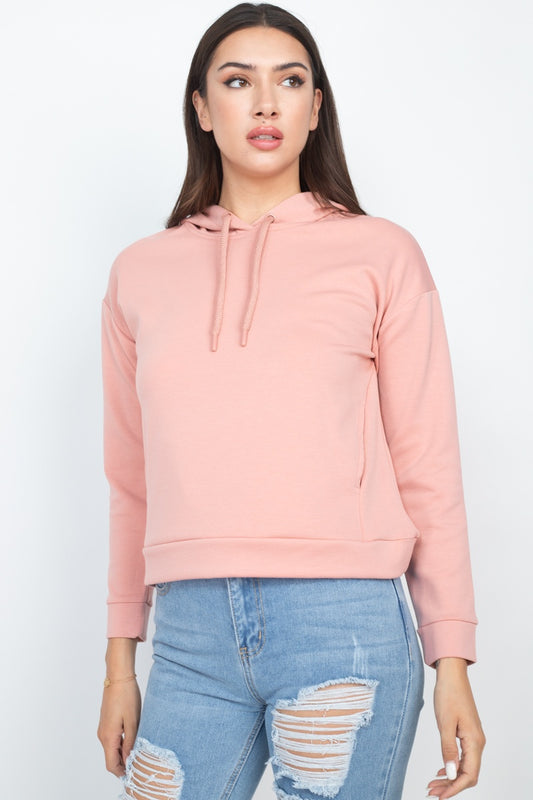 Self-tie Drawstrings Hoodie - Absolute Fashion 2020