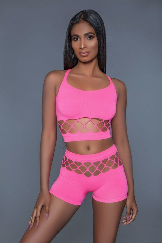 Wide Fishnet, Long Sleeve Bodysuit. - Absolute Fashion 2020