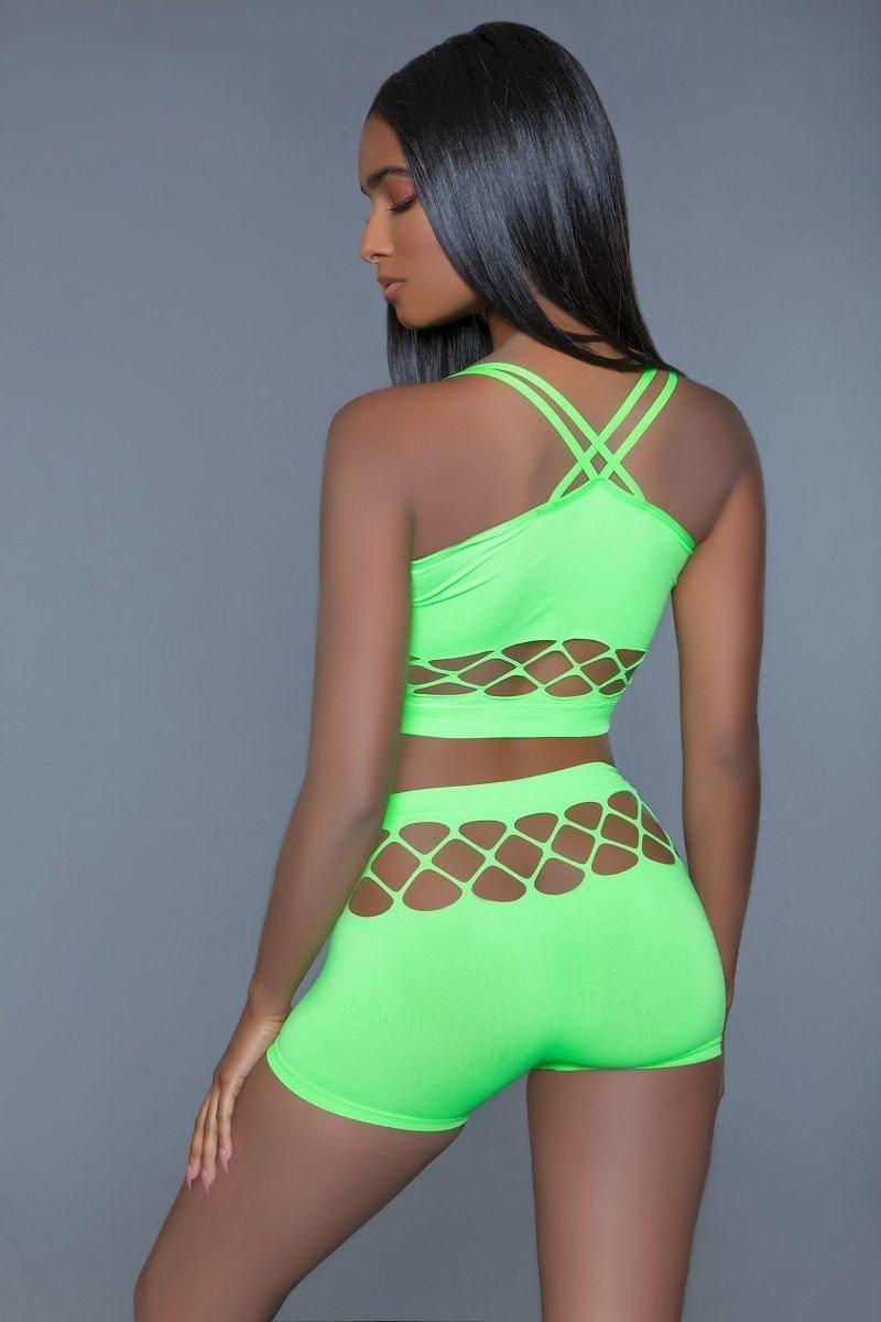 Wide Fishnet, Long Sleeve Bodysuit. - Absolute Fashion 2020