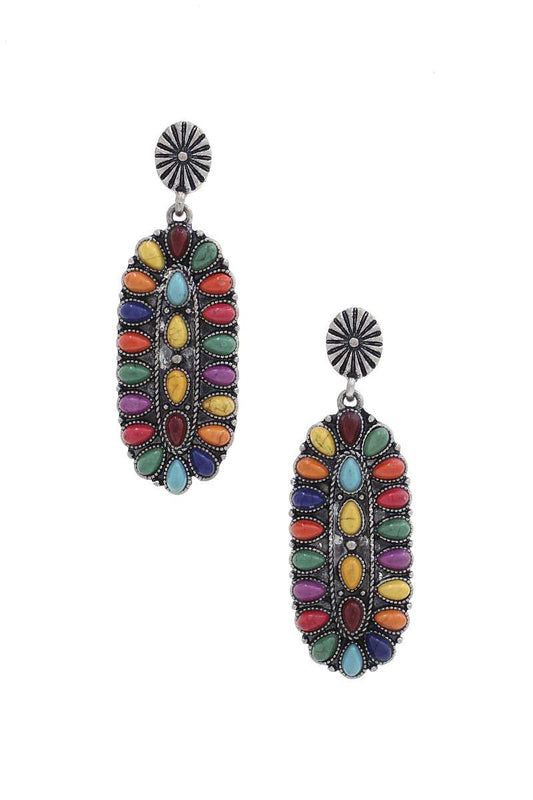 Western Style Oval Earring - Absolute Fashion 2020