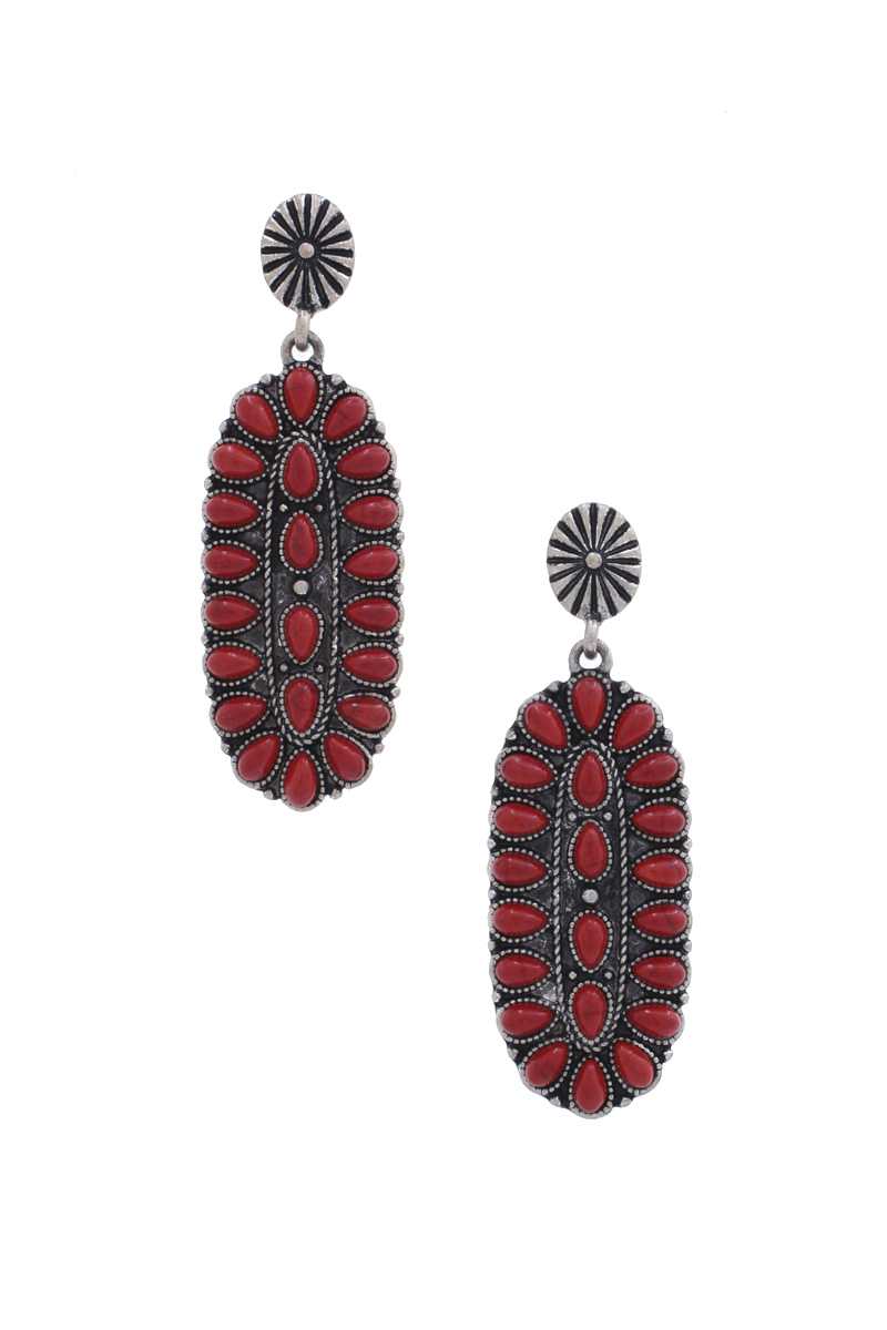 Western Style Oval Earring - Absolute Fashion 2020