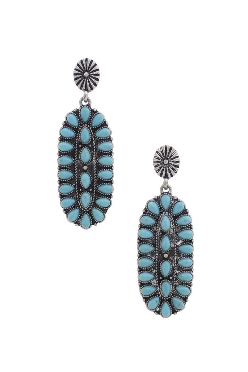 Western Style Oval Earring - Absolute Fashion 2020