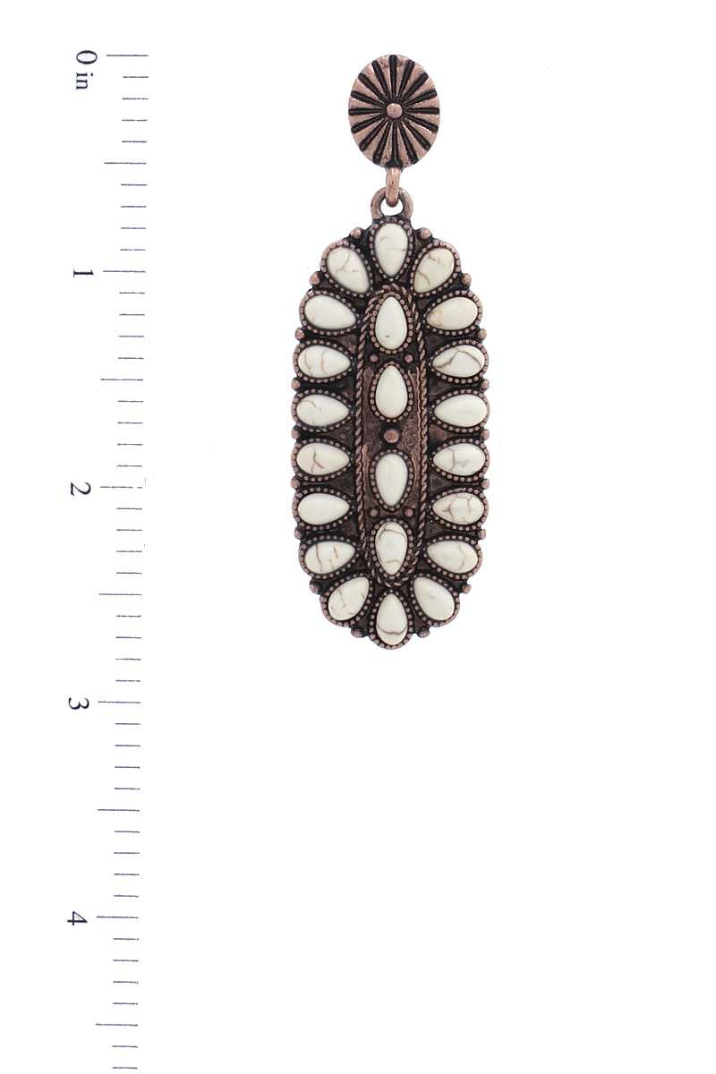 Western Style Oval Earring - Absolute Fashion 2020