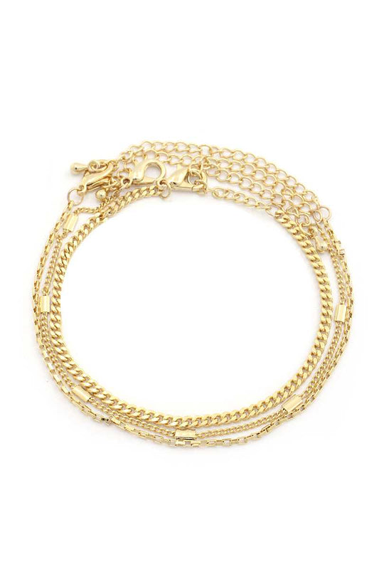 Sodajo Curb Link Metal Bracelet Set - Absolute Fashion 2020