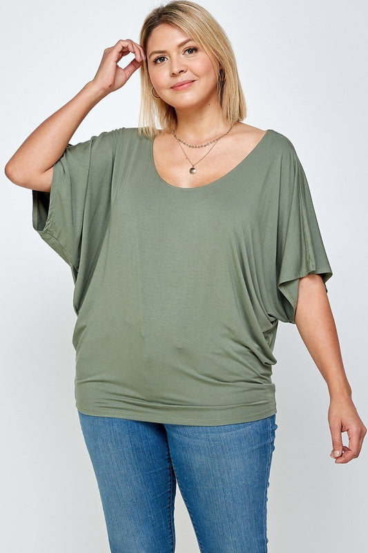 Solid Knit Top, With A Flowy Silhouette - Absolute Fashion 2020