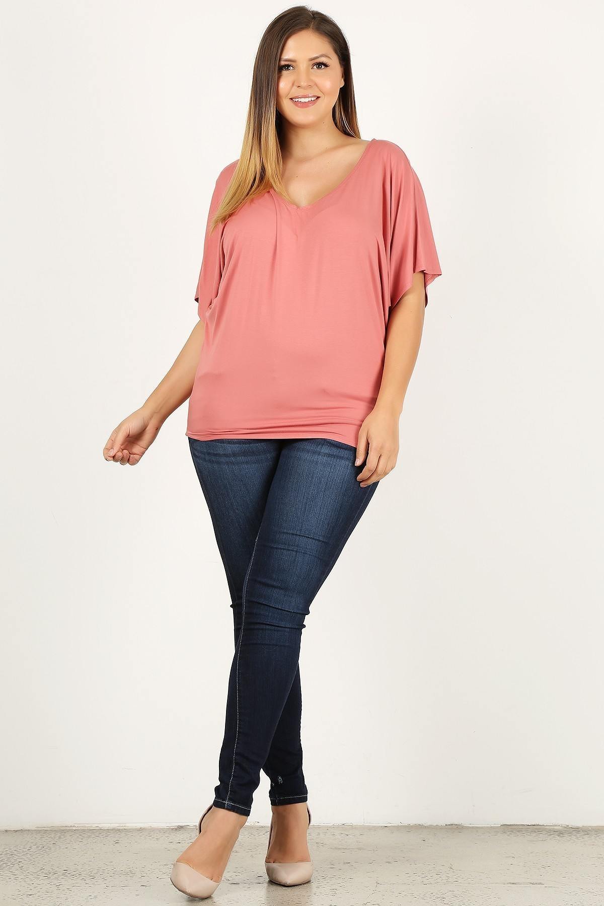 Solid Knit Top, With A Flowy Silhouette - Absolute Fashion 2020