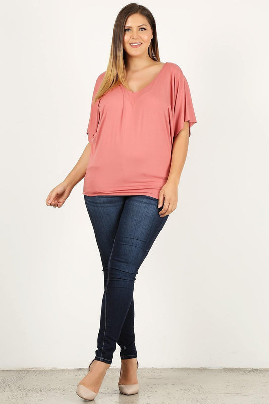 Solid Knit Top, With A Flowy Silhouette - Absolute Fashion 2020