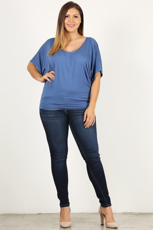 Solid Knit Top, With A Flowy Silhouette - Absolute Fashion 2020