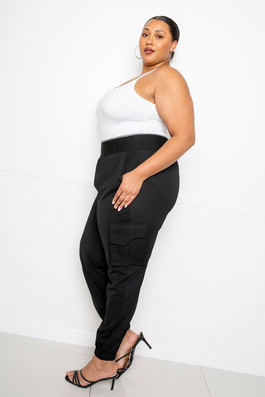 Utility Jogger Pants With Elastic Band - Absolute Fashion 2020