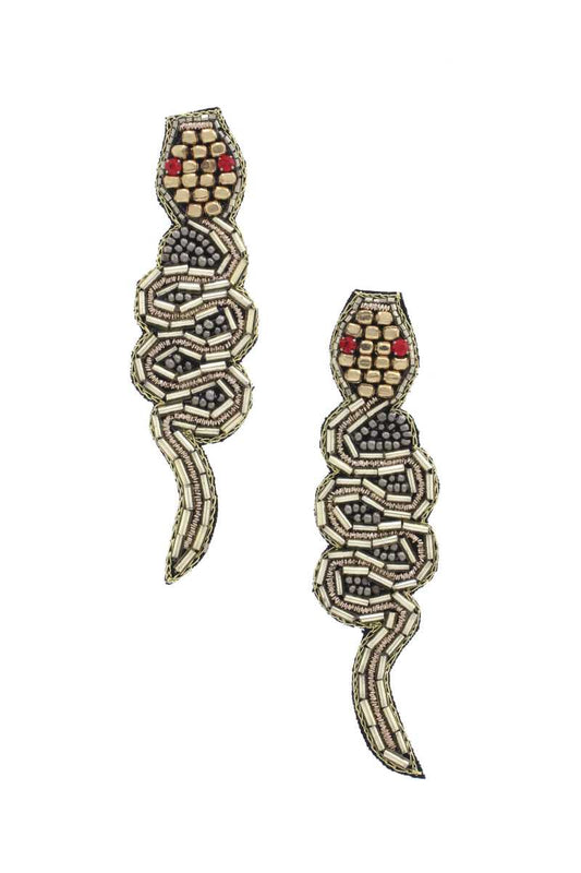 Snake Seed Bead Earring - Absolute Fashion 2020