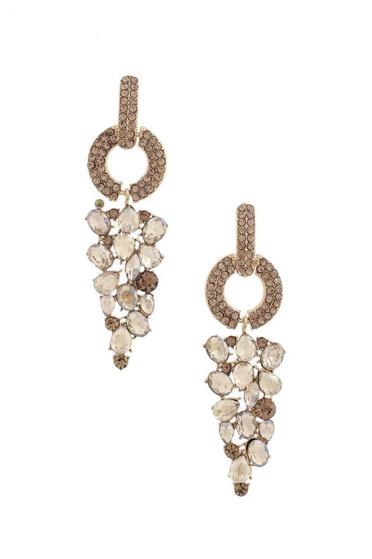 Circle Rhinestone Earring - Absolute Fashion 2020