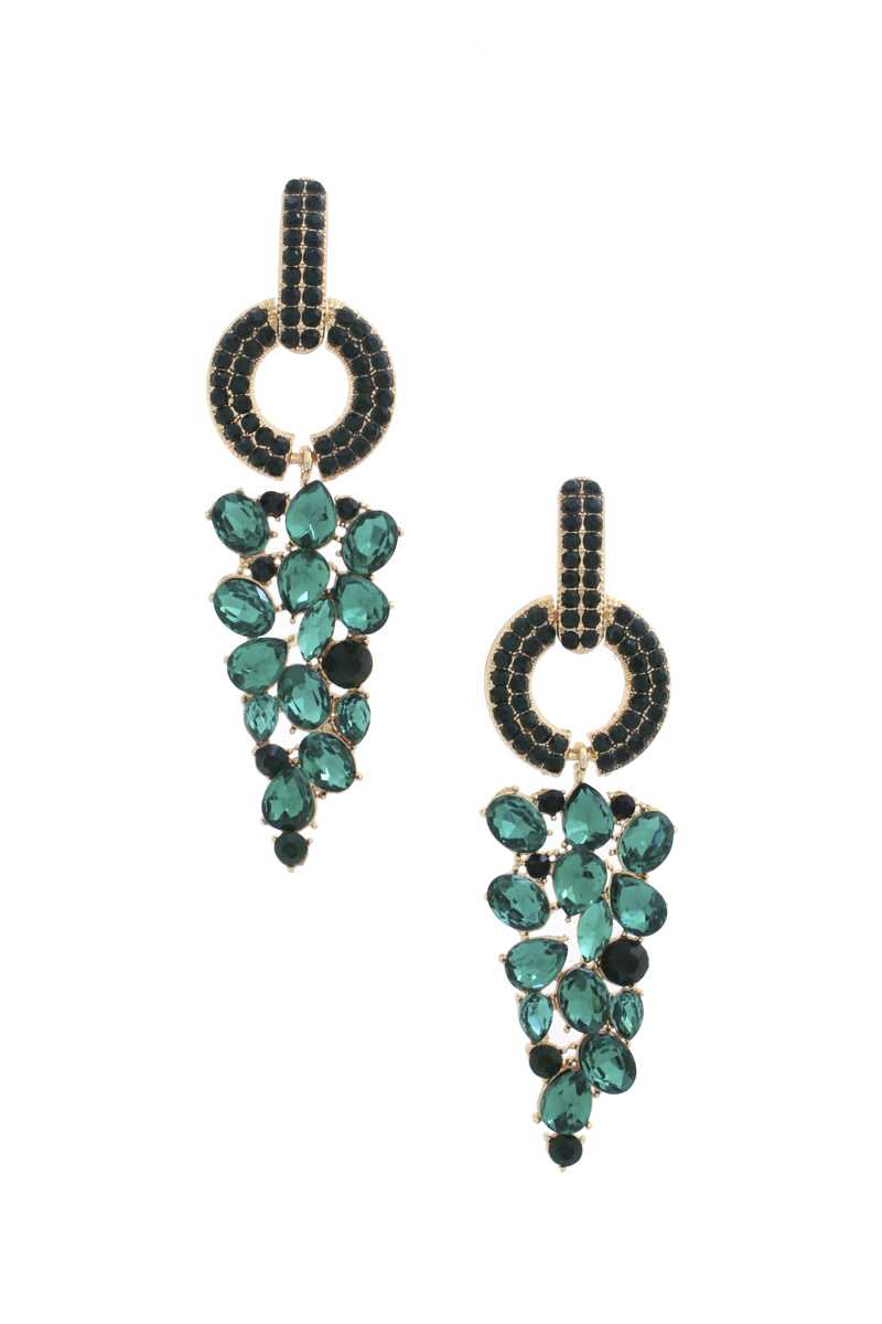 Circle Rhinestone Earring - Absolute Fashion 2020